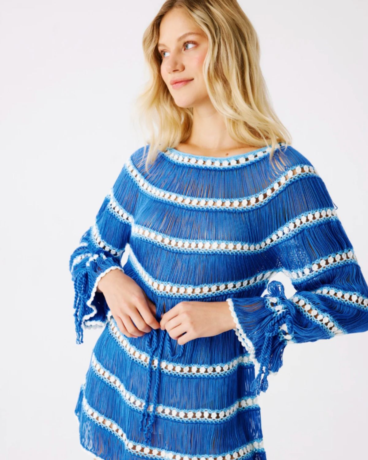 Bonbon Hand-Crocheted Swing Dress