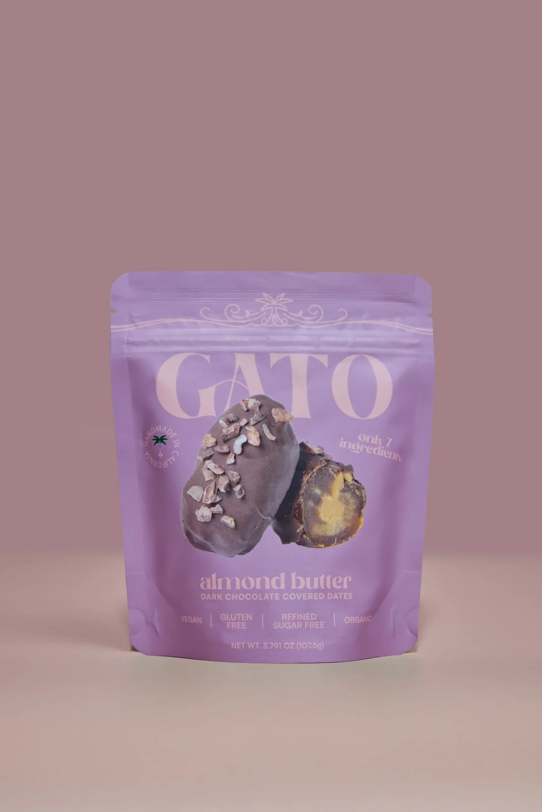 Chocolate Covered Dates with Almond Butter