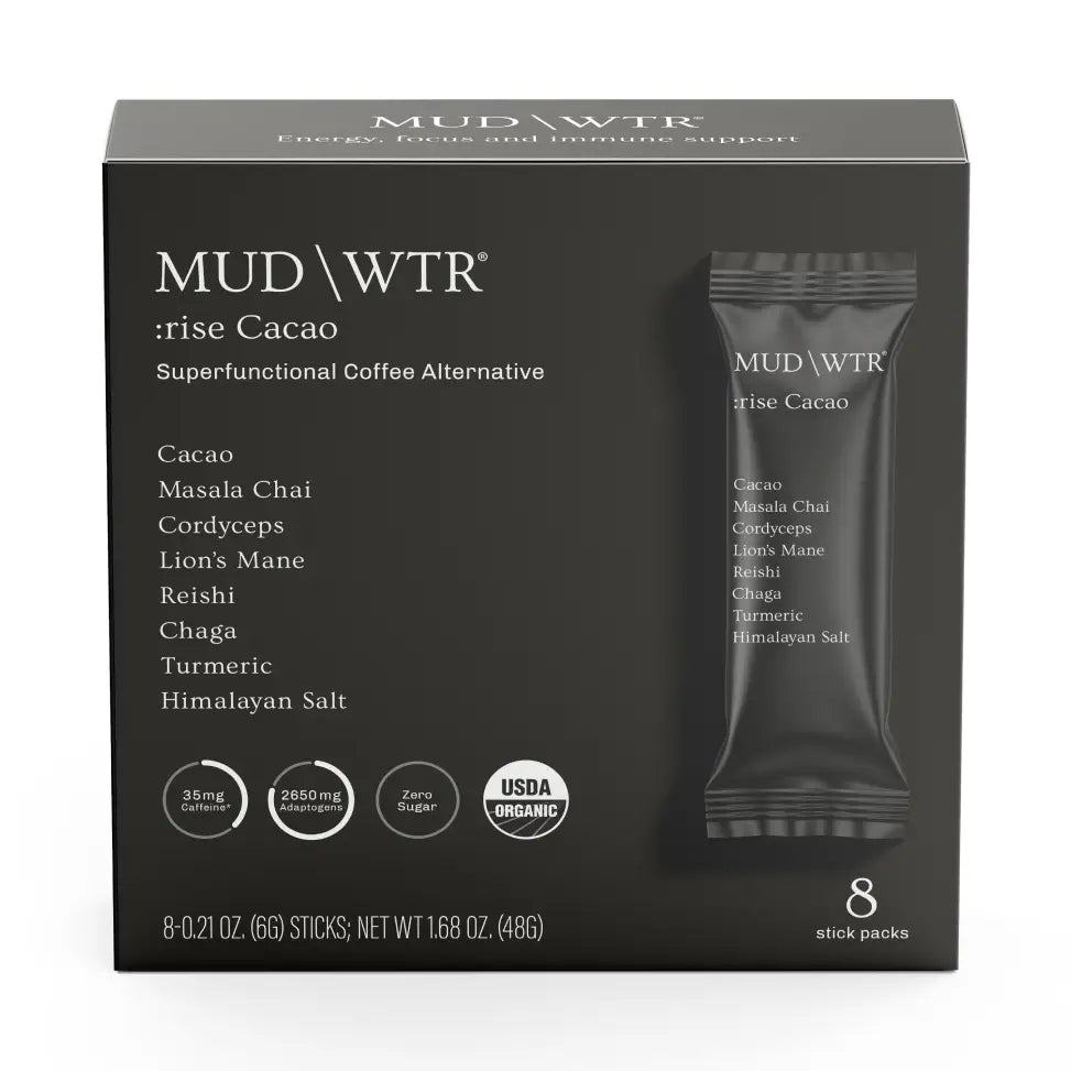 Mud Wtr : rise cacao - stick packs