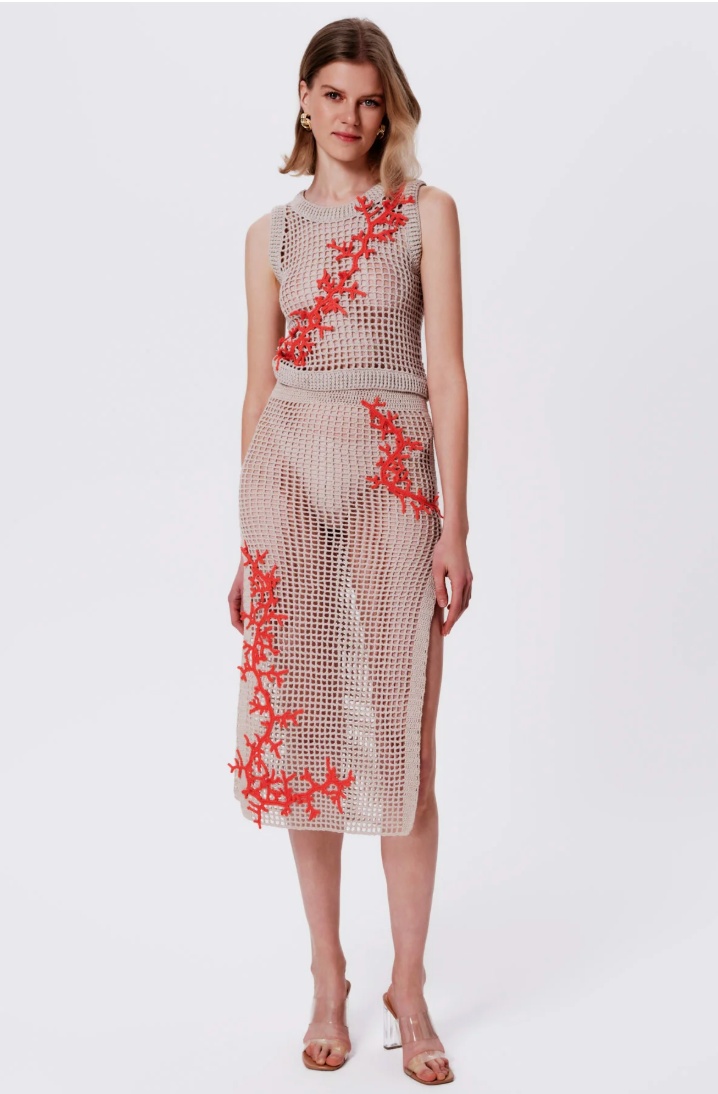 Atlas Hand-Crochet Maxi Skirt