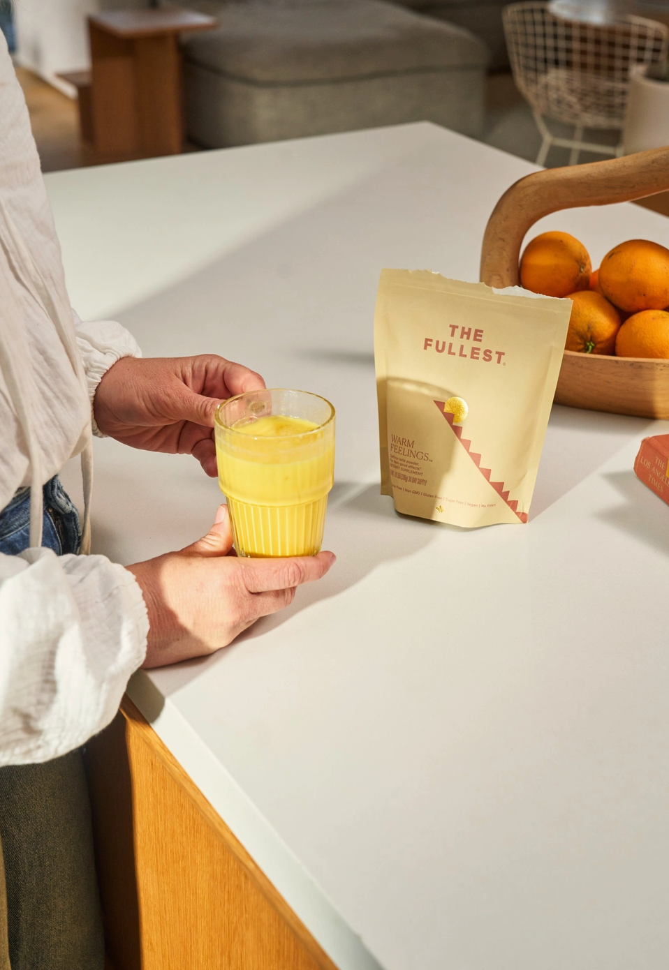 Warm Feelings® Saffron Latte - 10 Single-Serving Sachets