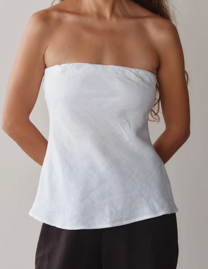 The Linen Tube Top