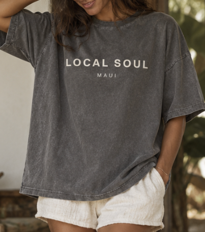 Vintage Washed Oversized Cotton T-Shirt (ONLINE ONLY)