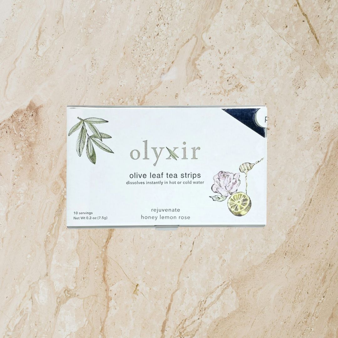 Rejuvenate Tea Strips | Olive Leaf Honey Lemon Rose
