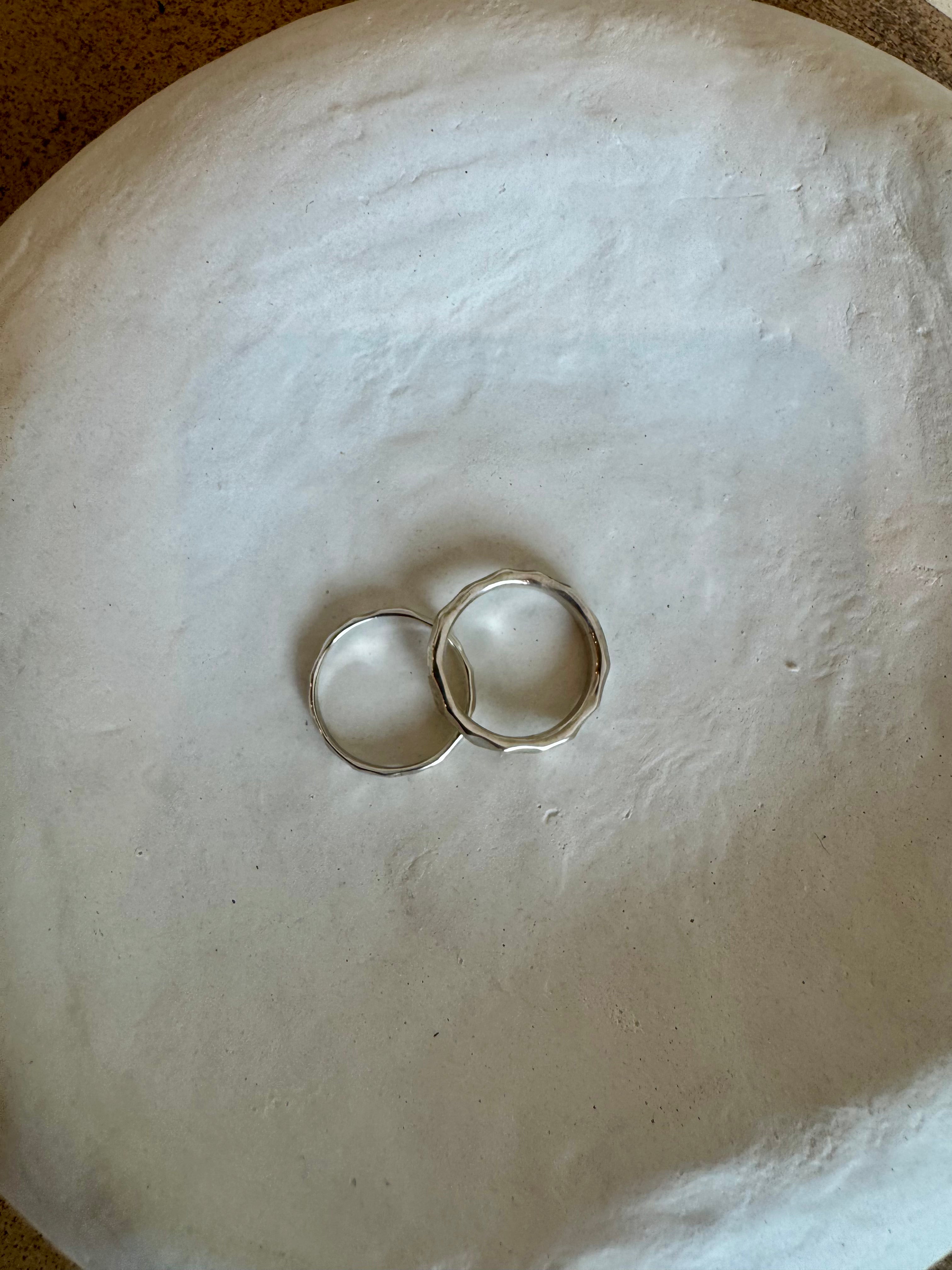 Small Silver Bands
