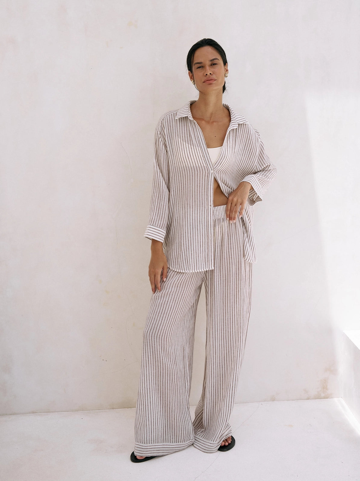 Voyage Set - Burgundy Stripes