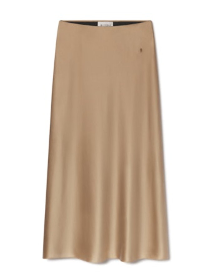 Camila Midi Skirt - Taupe