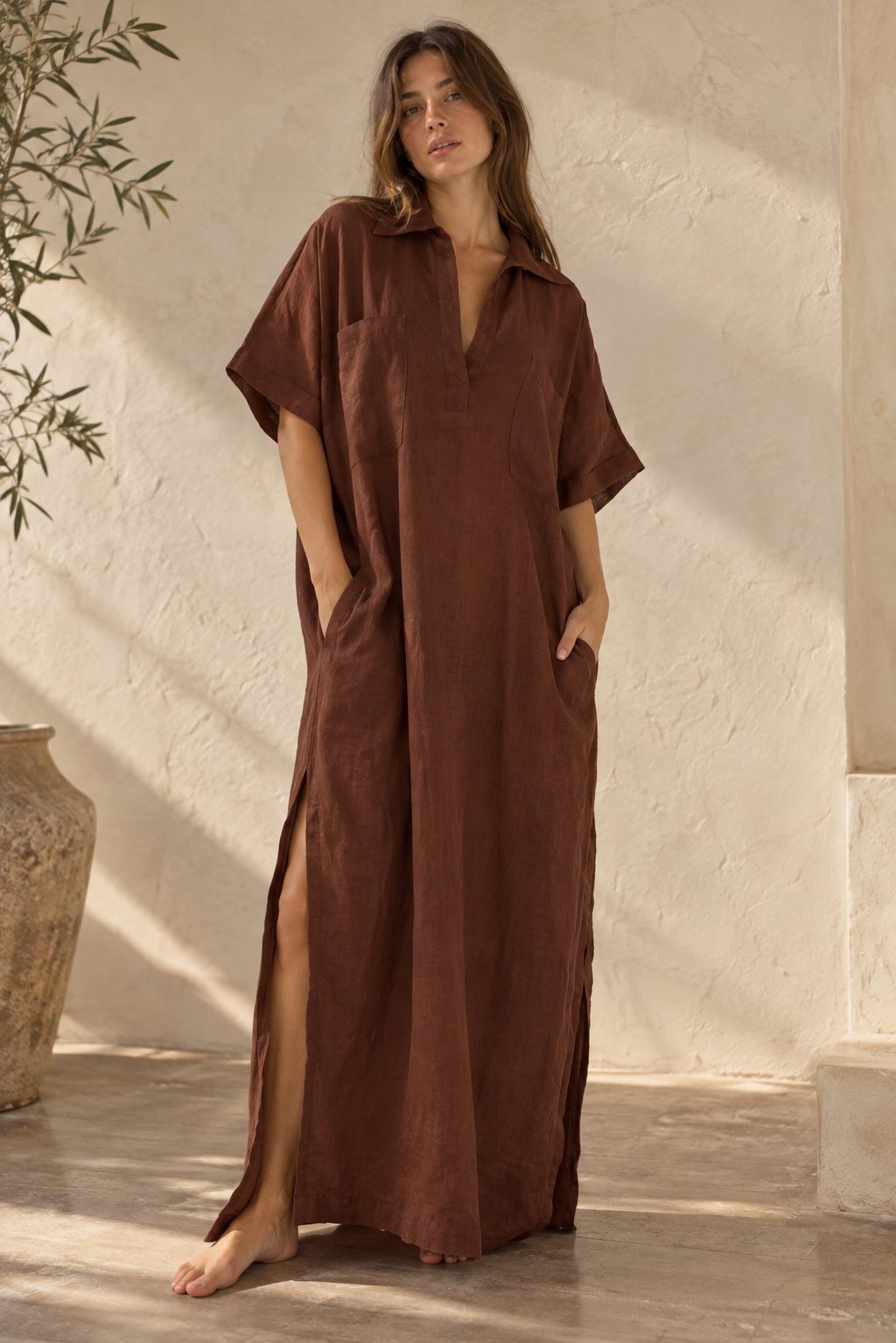 Nihi Collared Maxi Dress