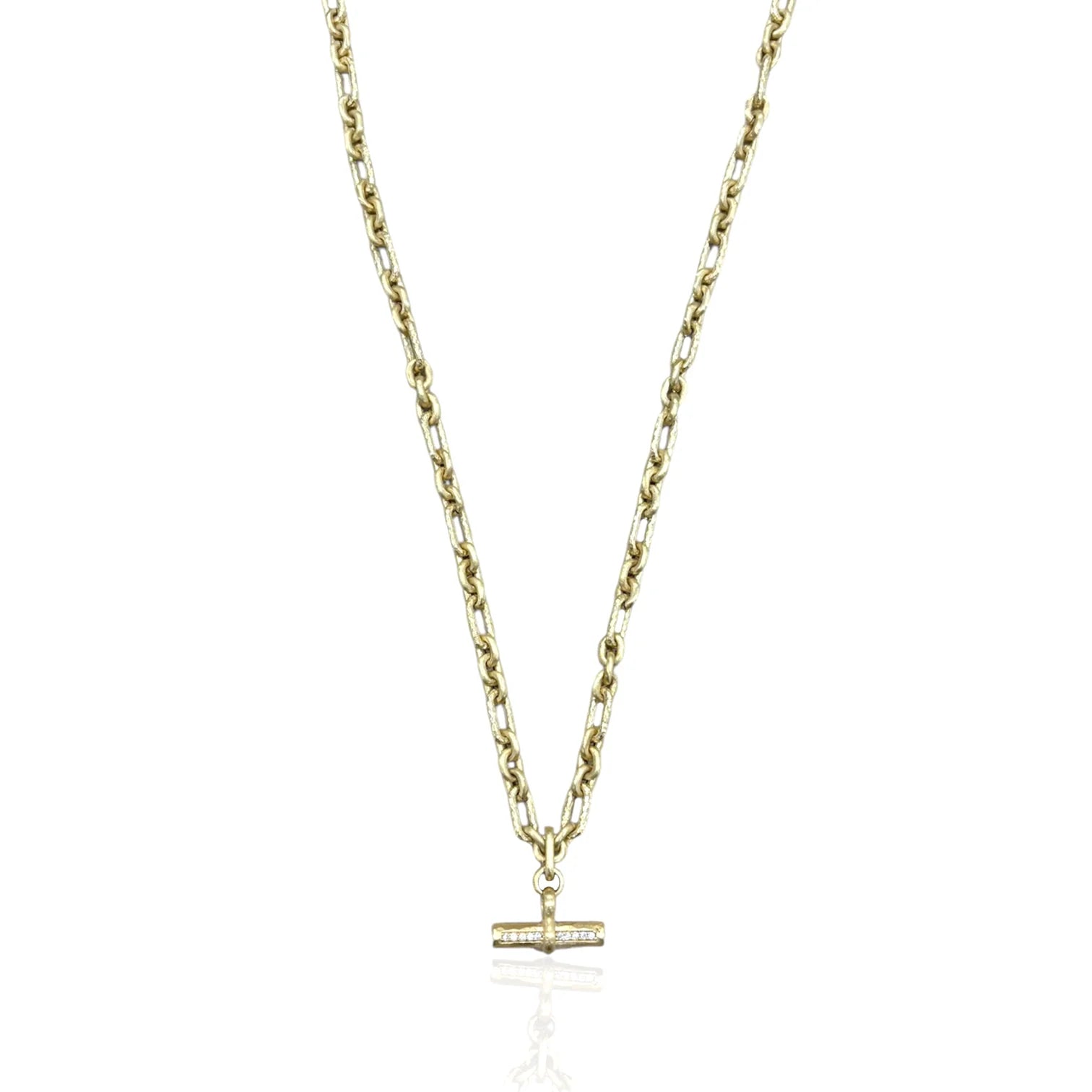 MINI GOLD BYRON TOGGLE NECKLACE