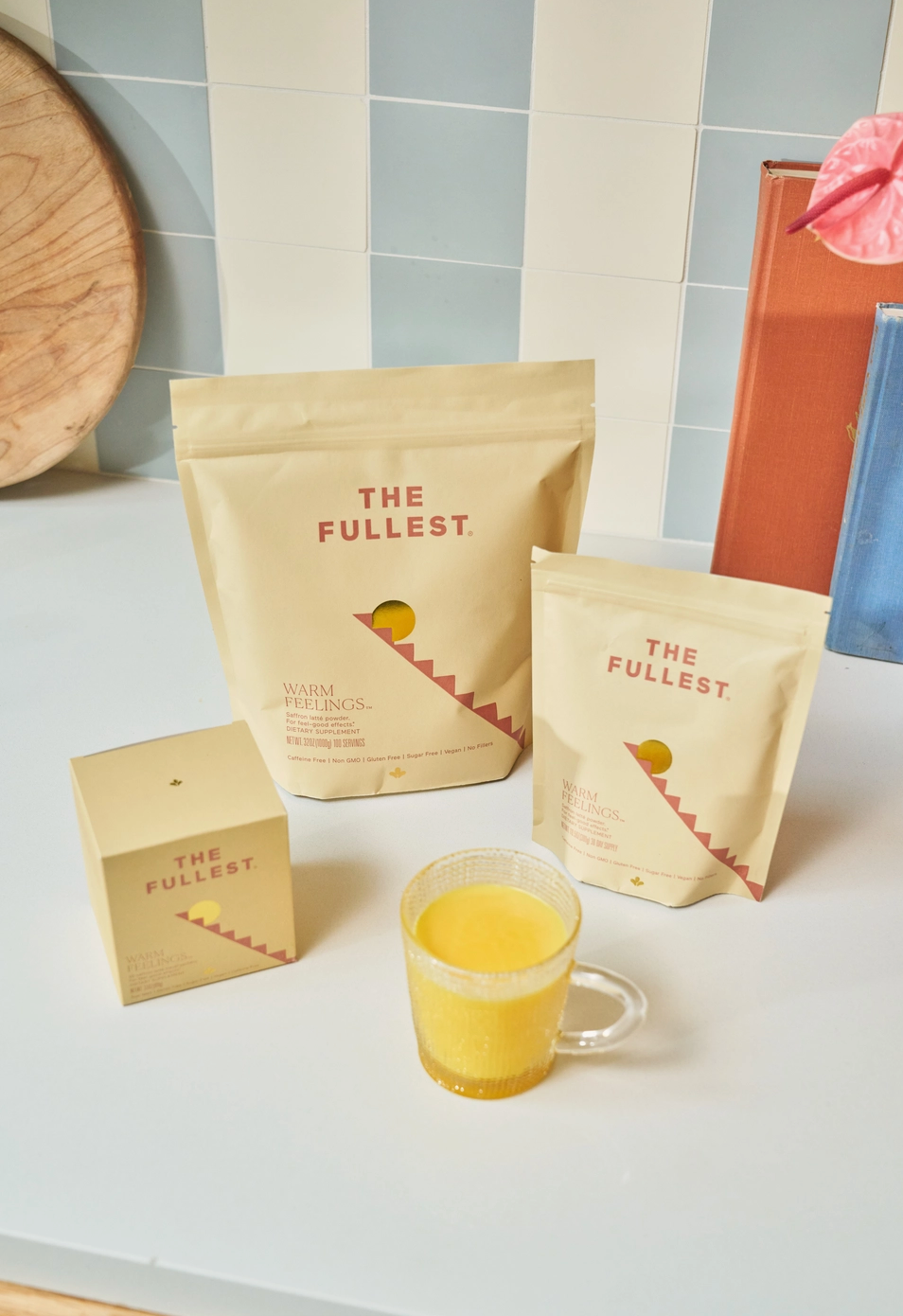 Warm Feelings® Saffron Latte - 10 Single-Serving Sachets