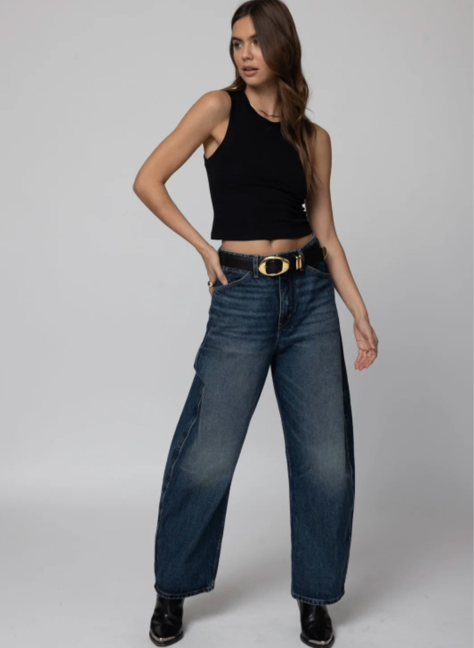 Rib New Lengths Tank Black