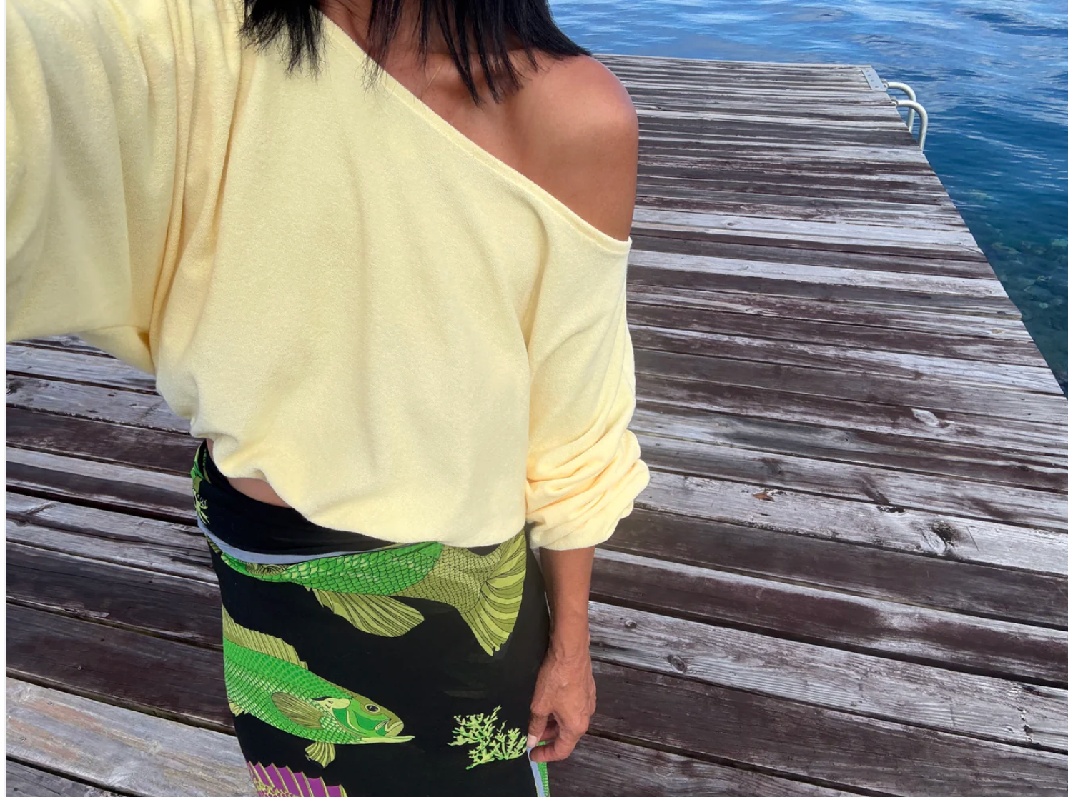 Cropped Shirt - Thin Shaved Terry