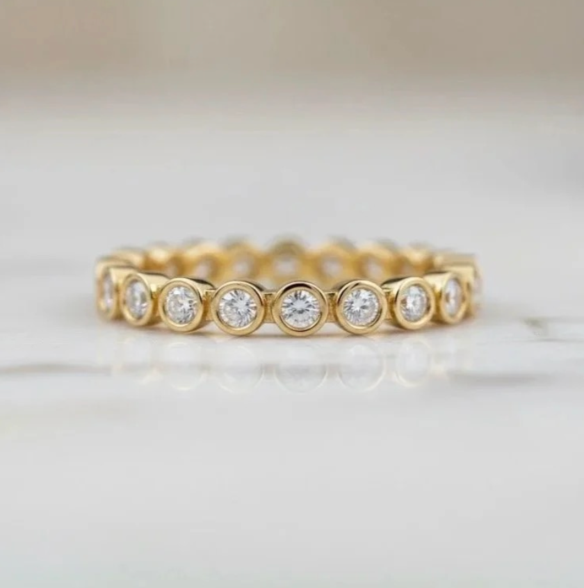 DIAMOND BEZEL-SET ETERNITY BAND