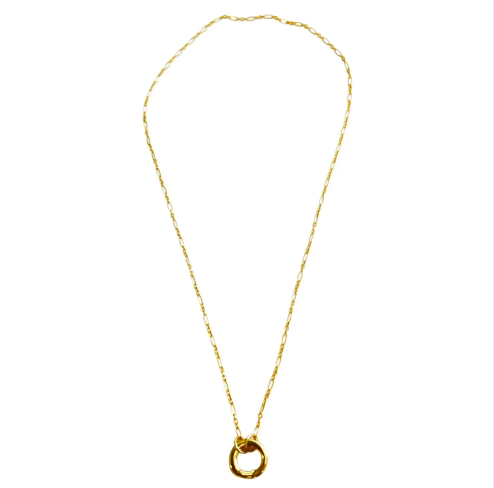 Gold-Filled Chain with Charm Holder