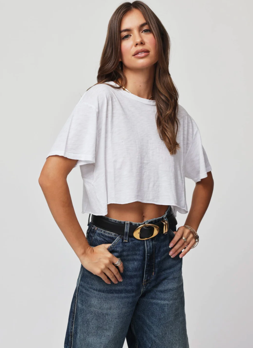 BOYFRIEND CROP TEE