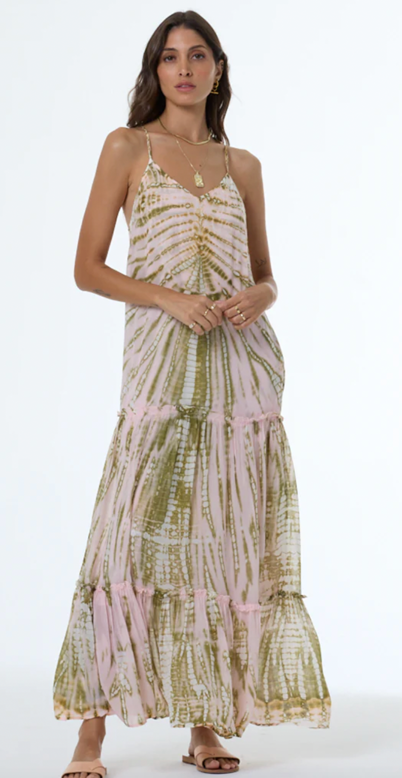 Alani Chiffon Dress - Tie Dye