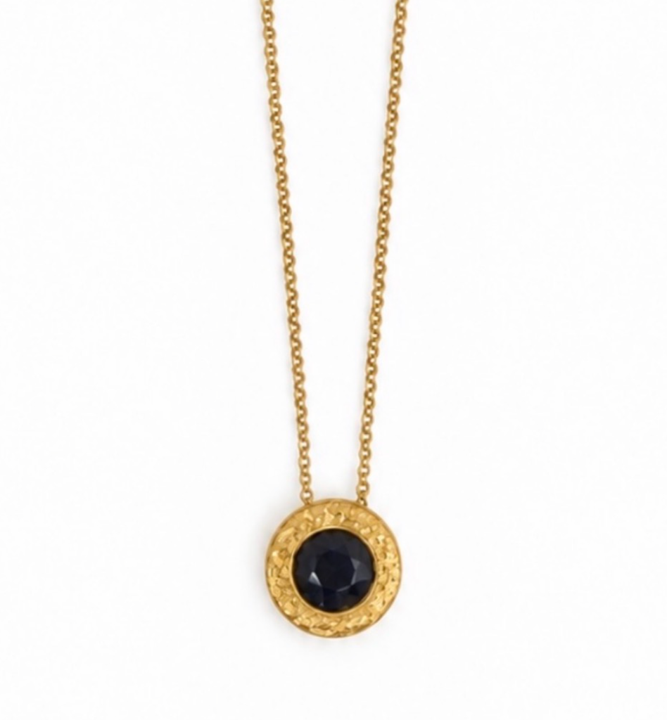 Mere Pendant in Natural Gray Spinel