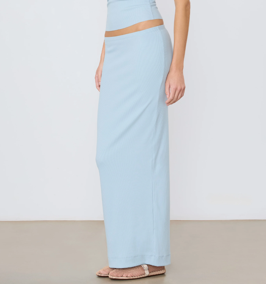 Emma Skirt - Dusty Blue