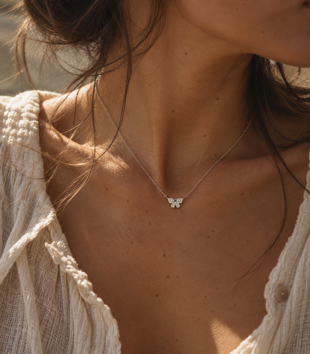 Silver Lani Butterfly