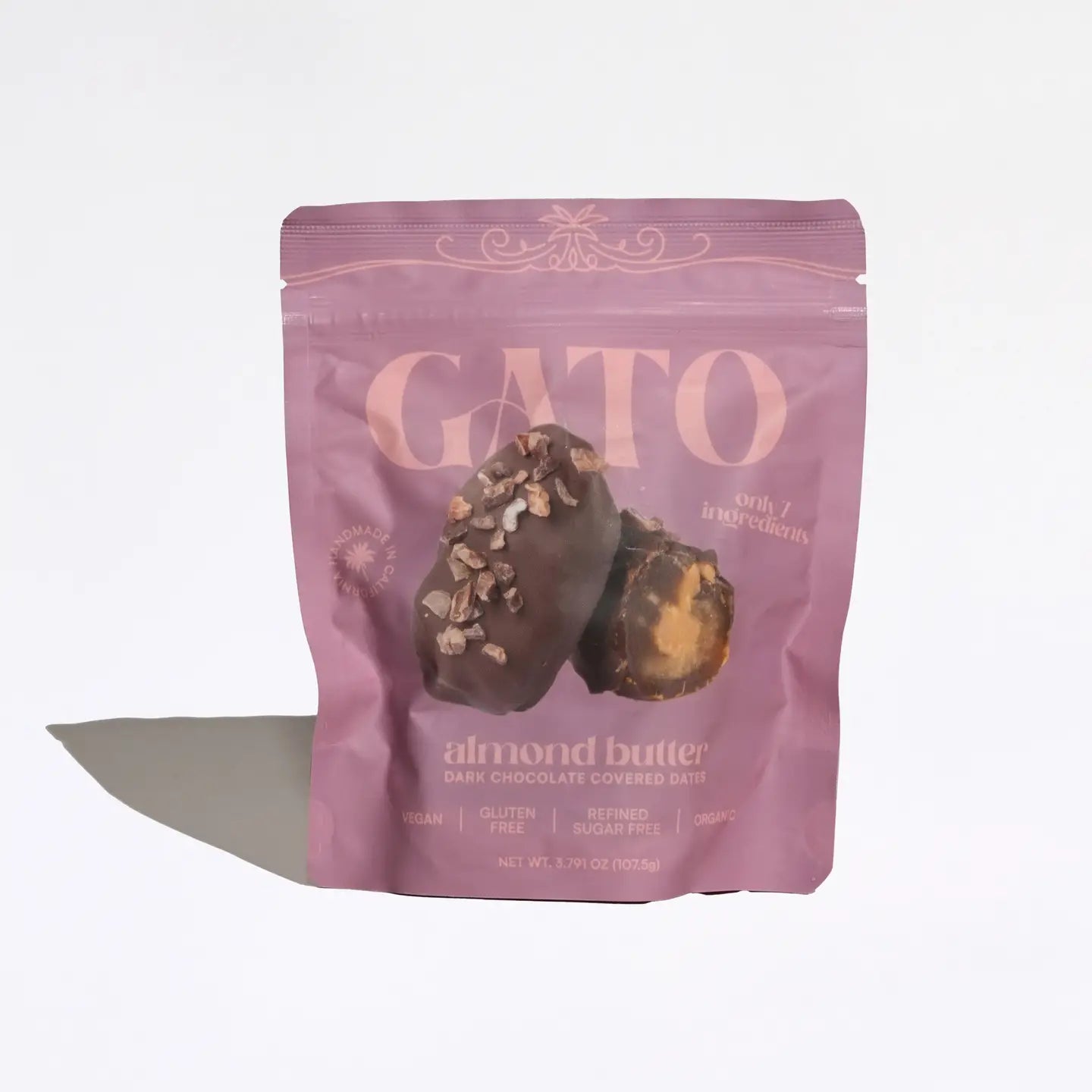 Chocolate Covered Dates with Almond Butter