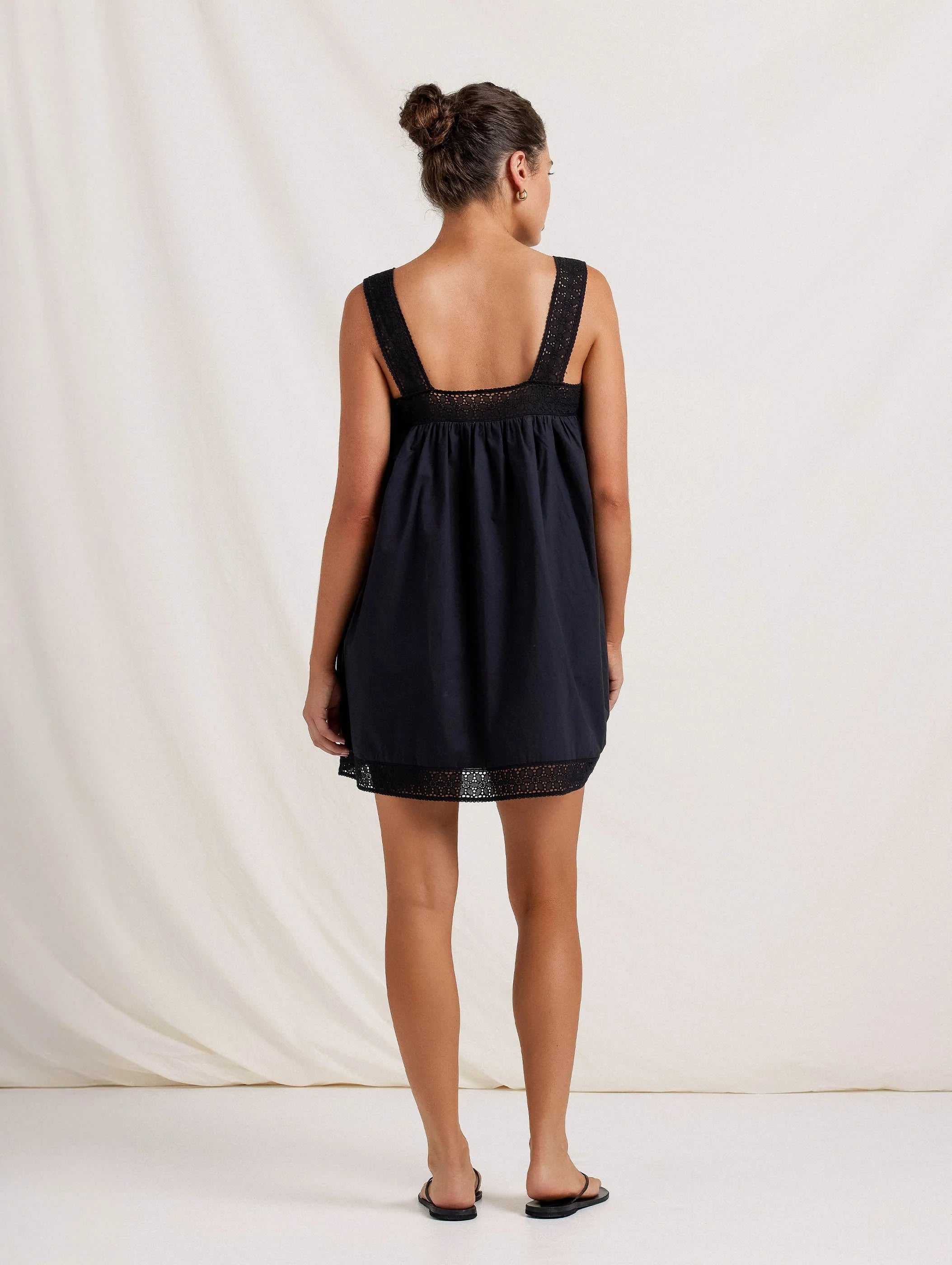 Broderie Mini Dress